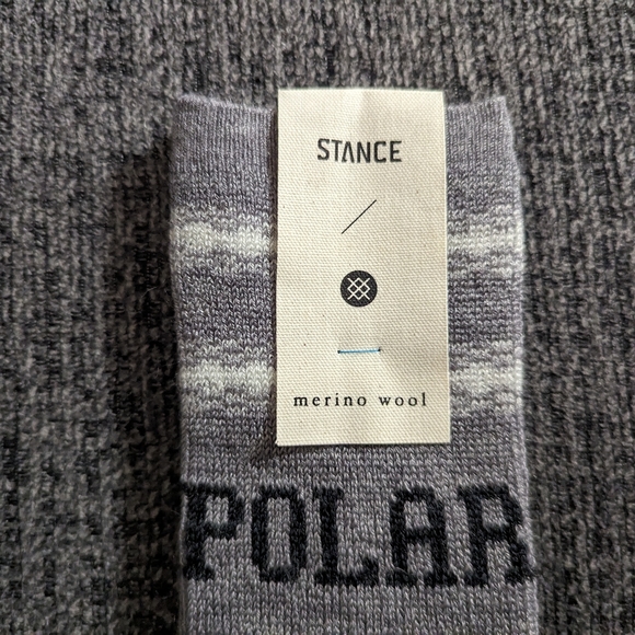 Stance Polar Beer 🍻 Merino Wool Socks L - Picture 3 of 6